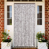 Vliegengordijn Chenille Bruin En Beige