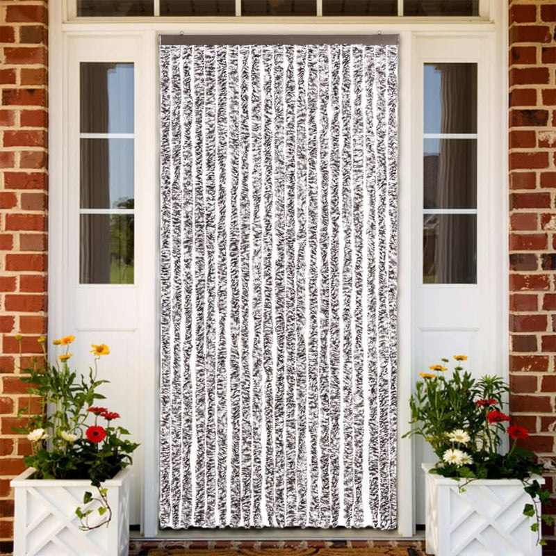 Vliegengordijn Chenille Bruin En Beige