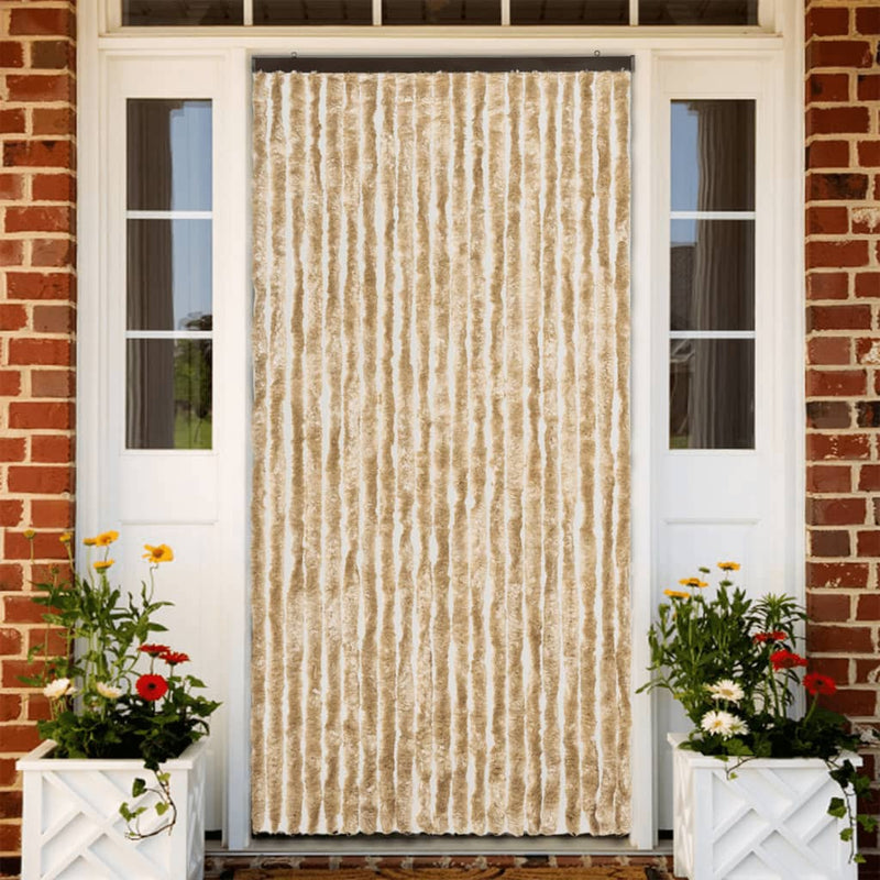 Vliegengordijn Chenille Beige
