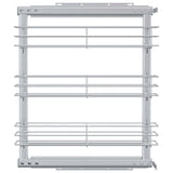 Draadmand Uittrekbaar 3-Laags 47X15,5X55,5 Cm Zilverkleurig