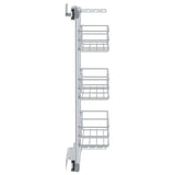Draadmand Uittrekbaar 3-Laags 47X15,5X55,5 Cm Zilverkleurig
