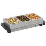 Buffetwarmer 200 W 3X1,5 L Roestvrij Staal