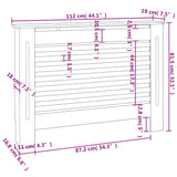 Radiatorombouw 112X19X81,5 Cm Mdf