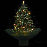 Kerstboom Sneeuwend Met Paraplubasis 75 Cm Groen
