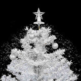 Kerstboom Sneeuwend Met Paraplubasis 75 Cm Wit