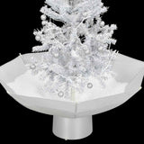 Kerstboom Sneeuwend Met Paraplubasis 75 Cm Wit