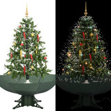 Kerstboom Sneeuwend Met Paraplubasis 75 Cm Groen