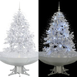 Kerstboom Sneeuwend Met Paraplubasis 75 Cm Wit