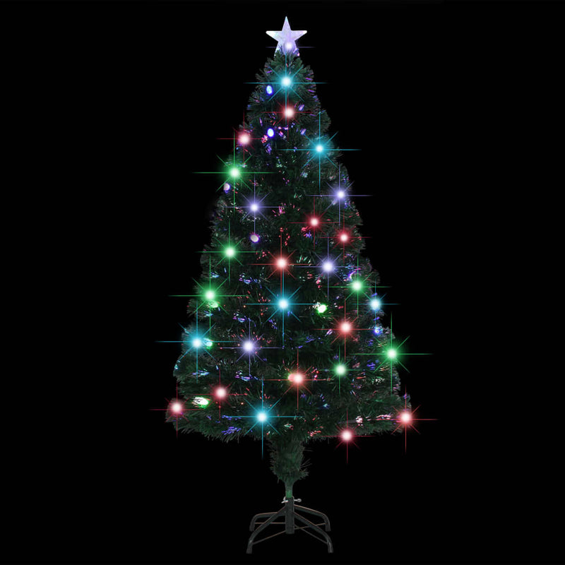 Kerstboom Met Led En Standaard 150 Cm Glasvezel Wit