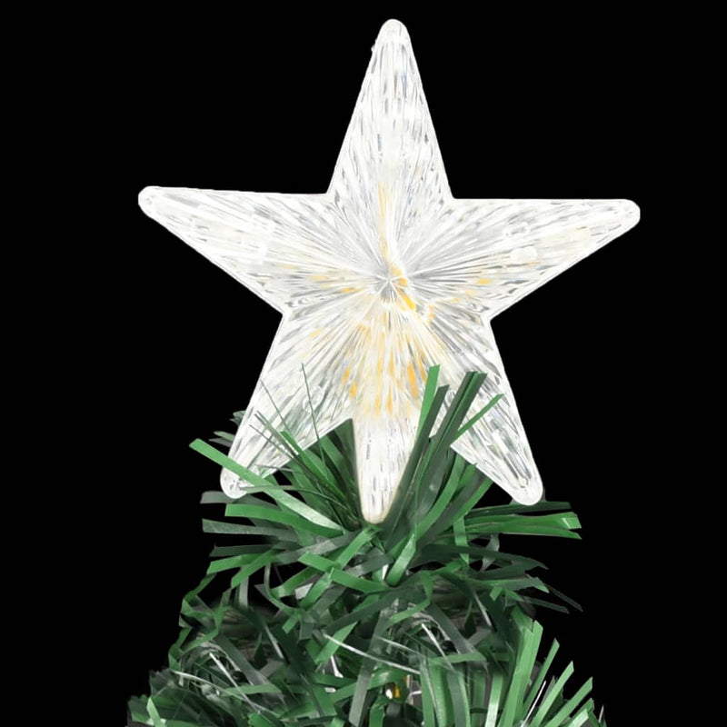 Kerstboom Met Led En Standaard 150 Cm Glasvezel Wit