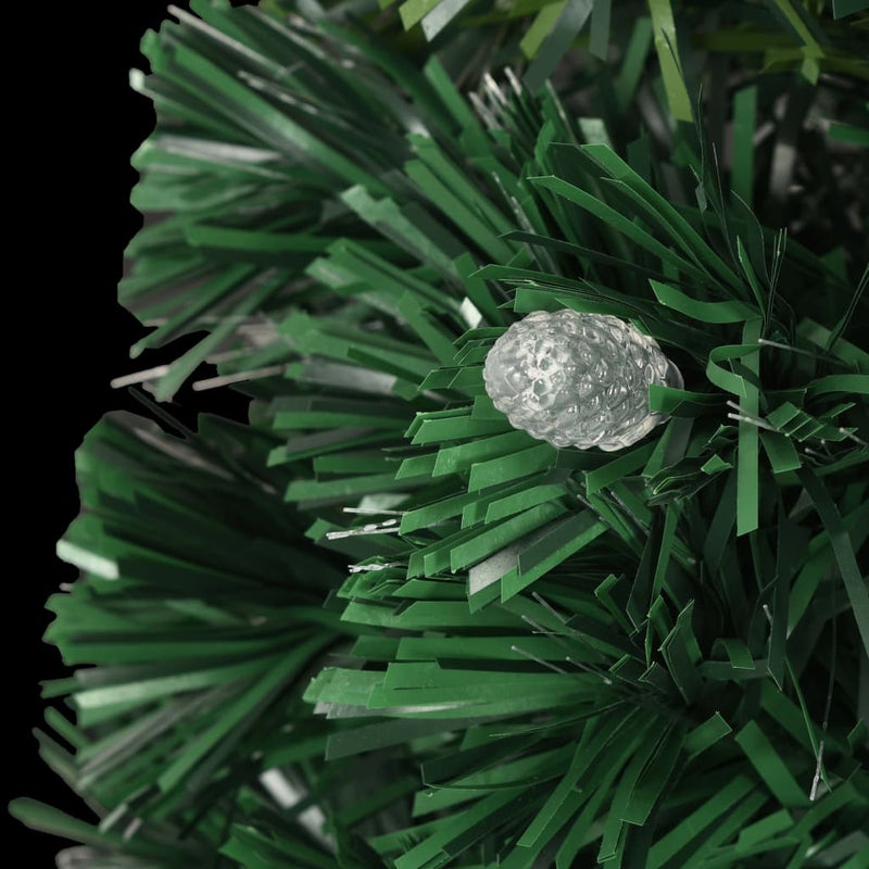 Kerstboom Met Led En Standaard 150 Cm Glasvezel Wit