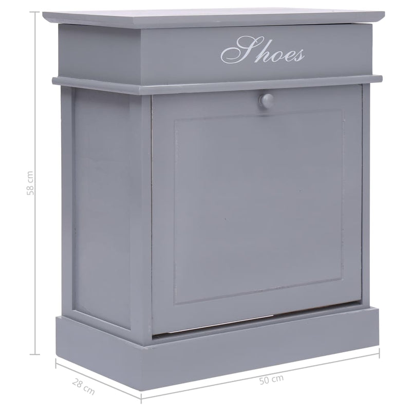 Schoenenkast 50X28X58 Cm Paulowniahout
