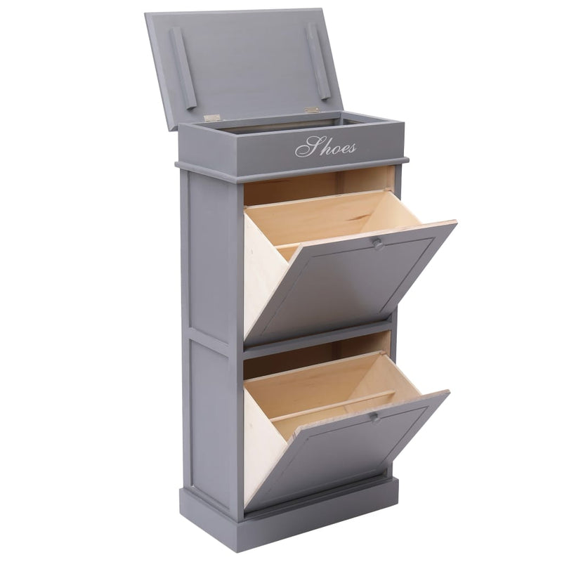 Schoenenkast 50X28X98 Cm Paulowniahout