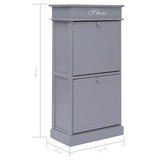 Schoenenkast 50X28X98 Cm Paulowniahout