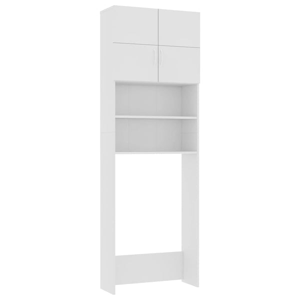 Wasmachinekast 64X25,5X190 Cm Bewerkt Hout