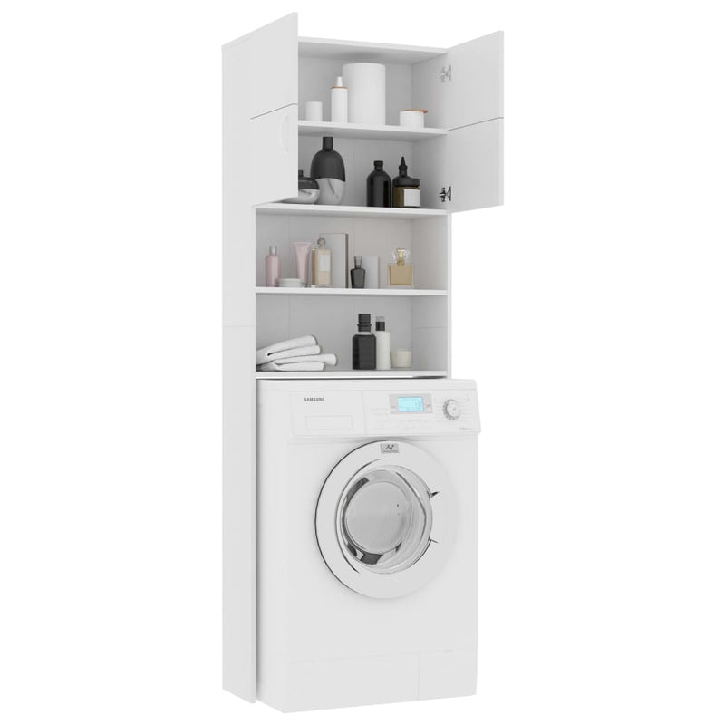 Wasmachinekast 64X25,5X190 Cm Bewerkt Hout