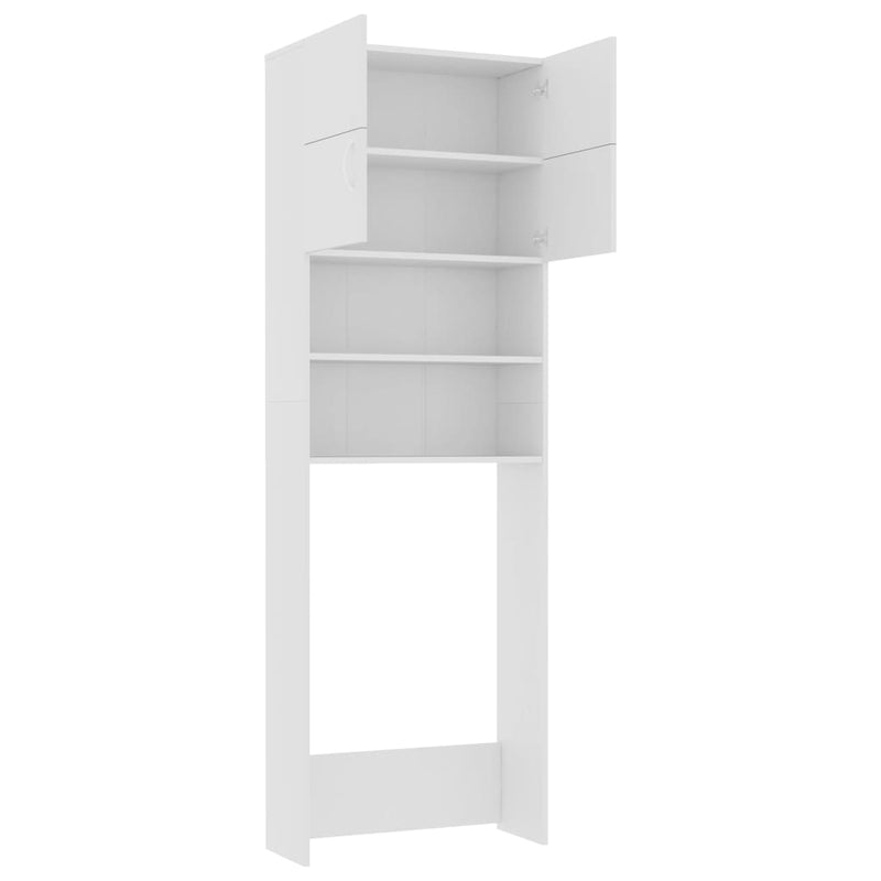 Wasmachinekast 64X25,5X190 Cm Bewerkt Hout