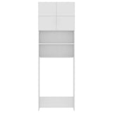 Wasmachinekast 64X25,5X190 Cm Bewerkt Hout