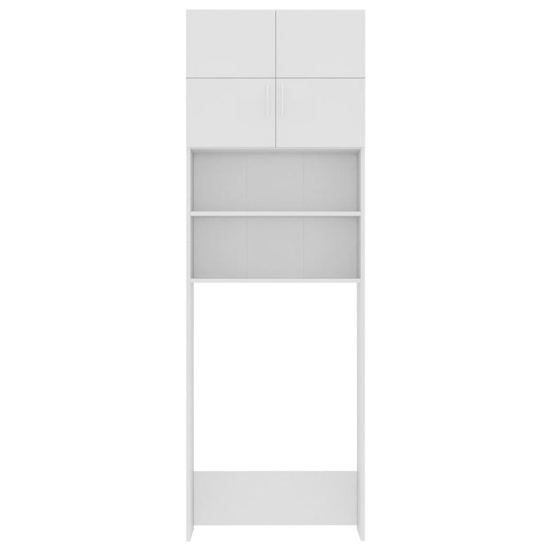 Wasmachinekast 64X25,5X190 Cm Bewerkt Hout
