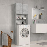 Wasmachinekast 64X25,5X190 Cm Bewerkt Hout