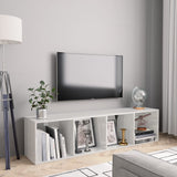 Boekenkast/Tv-Meubel 36X30X143Cm Bewerkt Hout Kleurig