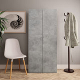 Schoenenkast 80X35,5X180 Cm Bewerkt Hout