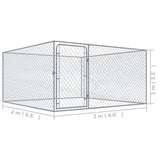 Hondenkennel Voor Buiten Gegalvaniseerd Staal