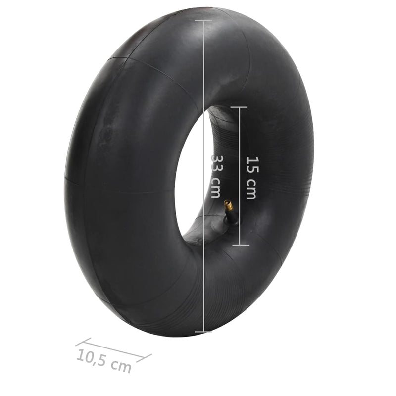 Kruiwagenbinnenbanden 2 St 15X6.00-6 Rubber