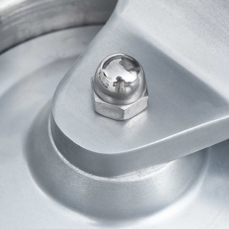 Hamburgerpersmachine Met 500 Scheidingsbladen 10 Cm Aluminium