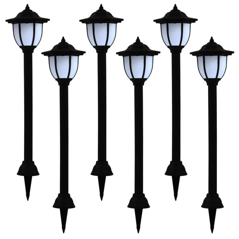 Led-Solarlampen Zwart 3 St