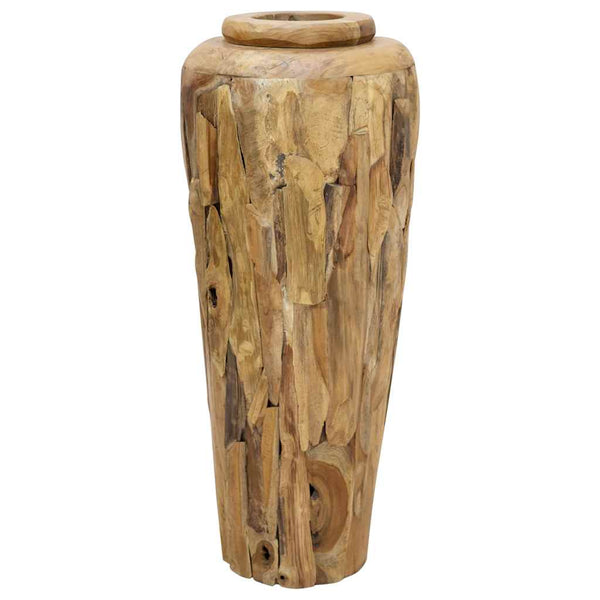 Decoratievaas Massief Teakhout