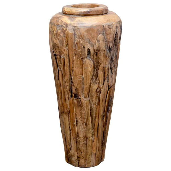 Decoratievaas Massief Teakhout