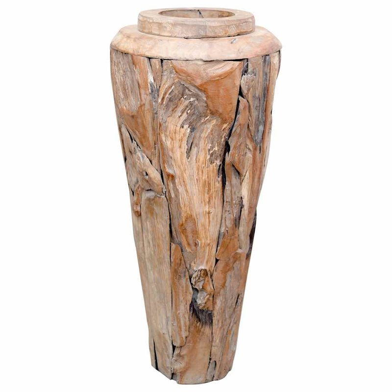 Decoratievaas Massief Teakhout