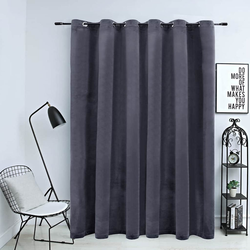 Gordijn Verduisterend Met Ringen 290X245 Cm Fluweel