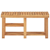 Schoenenrek 90X32X46 Cm Massief Acaciahout Blauw