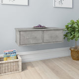 Wandkast 60X26X18,5 Cm Bewerkt Hout Artisanaal Eikenkleur