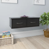Wandkast 60X26X18,5 Cm Bewerkt Hout Artisanaal Eikenkleur