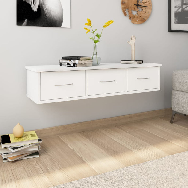 Wandkast 88X26X18,5 Cm Spaanplaat Kleurig