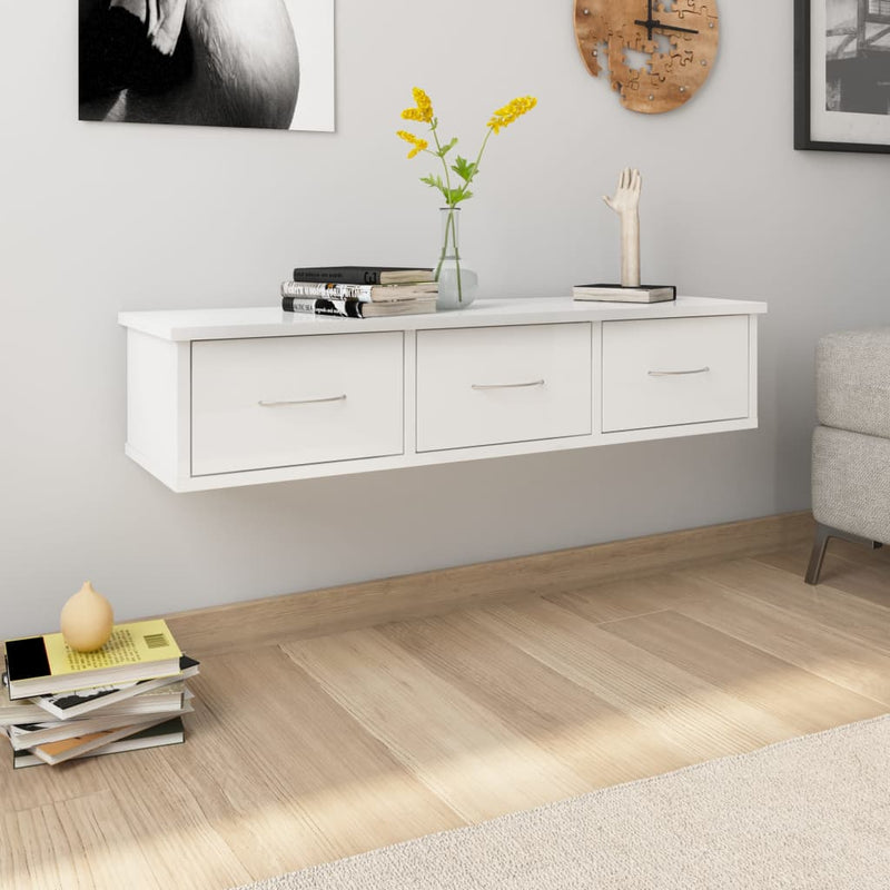 Wandkast 88X26X18,5 Cm Spaanplaat Kleurig