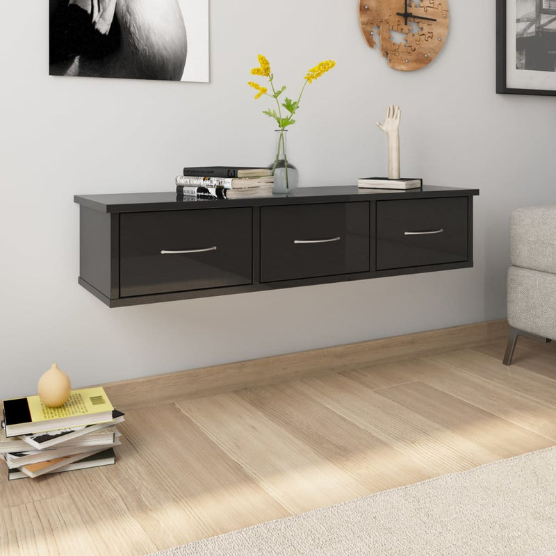 Wandkast 88X26X18,5 Cm Spaanplaat Kleurig