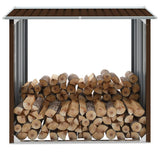 Haardhoutschuur 172X91X154 Cm Gegalvaniseerd Staal