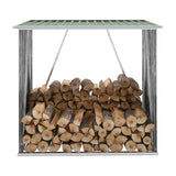 Haardhoutschuur 163X83X154 Cm Gegalvaniseerd Staal
