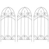 Plantenklimrekken 40X100 Cm Ijzer Zwart