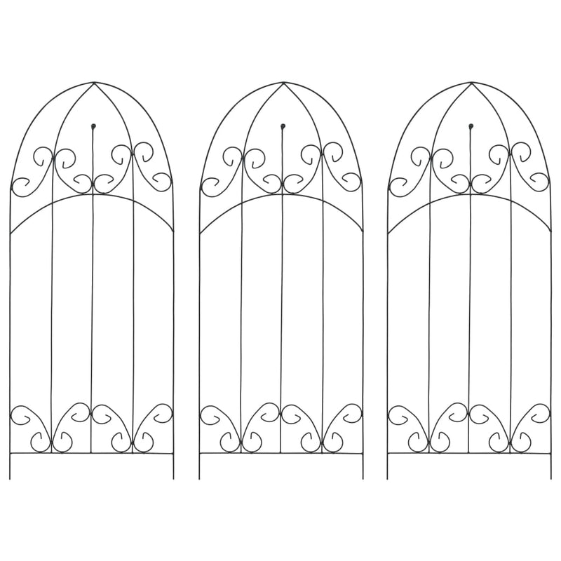 Plantenklimrekken 40X100 Cm Ijzer Zwart