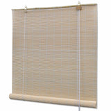 Rolgordijnen 2 St 120X160 Cm Bamboe Natuurlijk