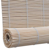 Rolgordijnen 2 St 120X160 Cm Bamboe Natuurlijk
