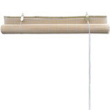 Rolgordijnen 2 St 120X160 Cm Bamboe Natuurlijk