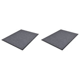 Deurmatten 90X60 Cm Pvc Grijs