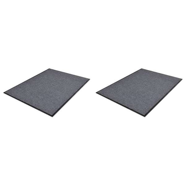 Deurmatten 90X60 Cm Pvc Grijs