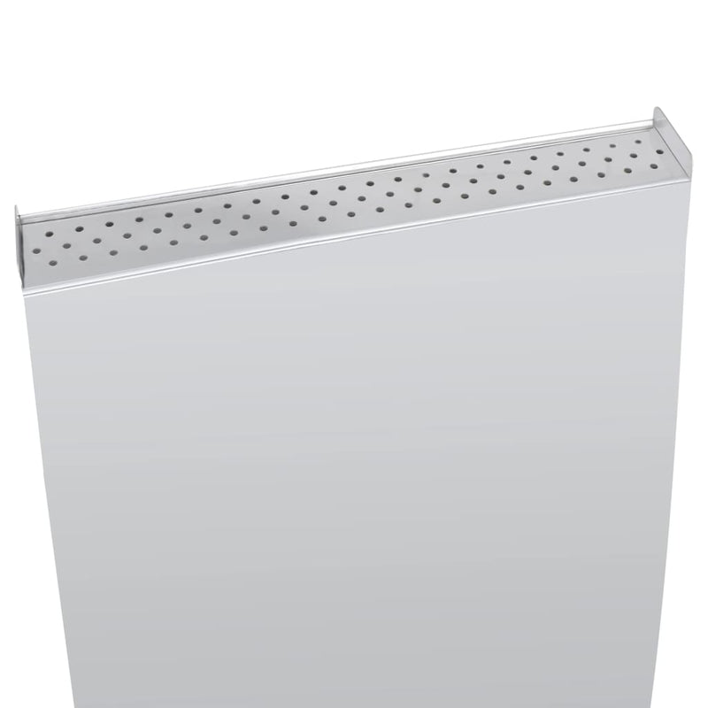 Tuinfontein Met Pomp Gebogen Roestvrij Staal